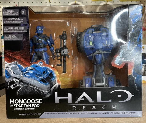 McFarlane Toys: Halo Reach - Mongoose ATV With Spartan EOD & Rocket Launcher Cover