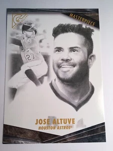 2018 Topps Gallery Masterpieces Jumbo 5x7 Jose Altuve Astros M25 02/49 - Picture 1 of 1