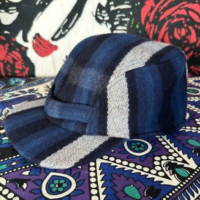 RARO DE COLECCIÓN Polo Ralph Lauren Lana Invierno Búfalo Cuadros Cazador Trampero RRL Sombrero Gorra Foto 1 de 4