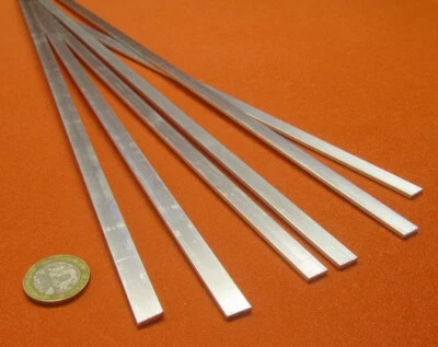 6061 T651 алюминиевый стержень, 3/32» (0,093») толщиной x 3/8» шириной x 24» длины, 6 шт. - Изображение 1 из 4
