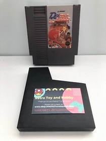 DOUBLE DRIBBLE Vintage NBA Basketball Nintendo NES Game Cartridge AND SLEEVE! 🔥