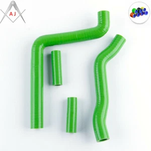 Kit de mangueras de radiador de silicona verde para 2004 2005 2006 2007 KAWASAKI KX250 KX 250 - Imagen 1 de 8