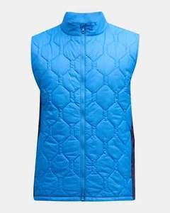 Peter Millar Herren Blitz Hybrid Weste blau XXL gesteppt Stretch winddicht pflegeleicht - Bild 1 von 7