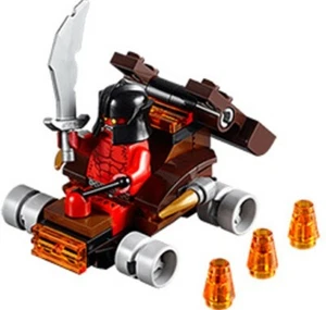 LEGO NEXO KNIGHTS~THE LAVA SLINGER 30374~BORSA IN POLIGONO NUOVA SIGILLATA RITIRATA - Foto 1 di 5