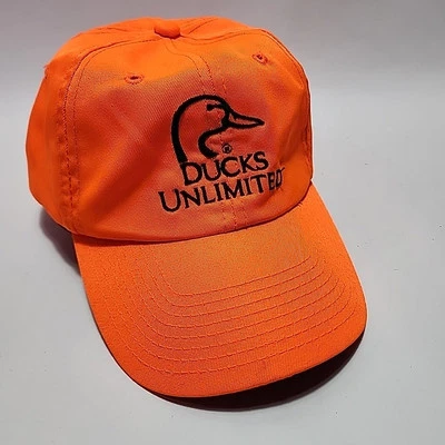 Ducks Unlimited Blaze Orange Hat One Size Fits Most Official Licensed - Изображение 1 из 4