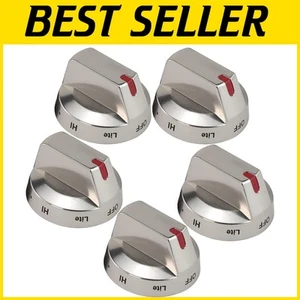 Durable Samsung Stove Knobs Replacement - Perfect Fit for NX58 Models - 5 Pack - Picture 1 of 11