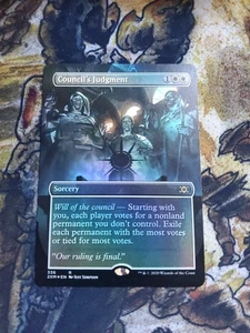 Council's Judgment (Borderless) (R) Foil #336 Double Masters MTG NM - Picture 1 of 2