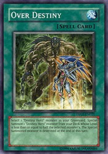 Over Destiny - DP05-EN021 - Super Rare - 1st Edition - Damaged - Image 1 of 1