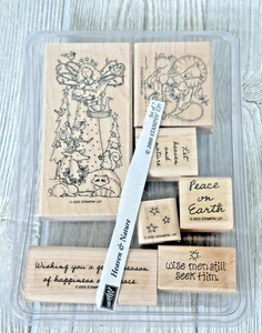Stampin Up! Himmel & Natur Stempel Lot Weihnachten Urlaub Tiere Engel - Bild 1 von 8