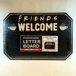 Friends Show Welcome Cafe Coffee Sign w/ Custom Letter Board by Hobby Lobby  - Picture 1 of 5