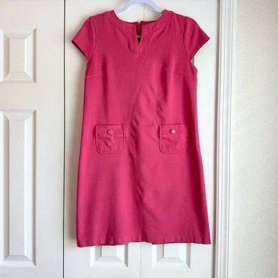 Talbots Dress Women’s 8P Ponte Shift Pink Raspberry - Image 1 of 4