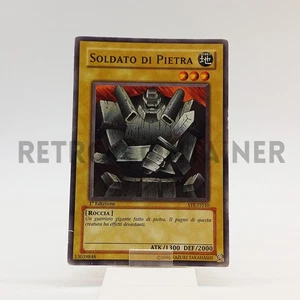YU-GI-OH TCG Card - SYE - IT010 1a Edizione Soldato di Pietra - Picture 1 of 1