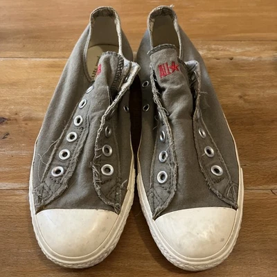 Selten getragene Converse All Star John Varvatos schnürlose Chucks  Gr. 39 oliv - Bild 1 von 4