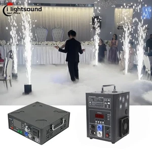 Recharge portable battery pack &750W cold spark machine dmx remote for dj party - Picture 1 of 13