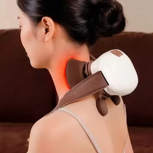Portable Electric Neck & Shoulder Massager, Wireless Kneading Massage Shawl - Picture 1 of 14