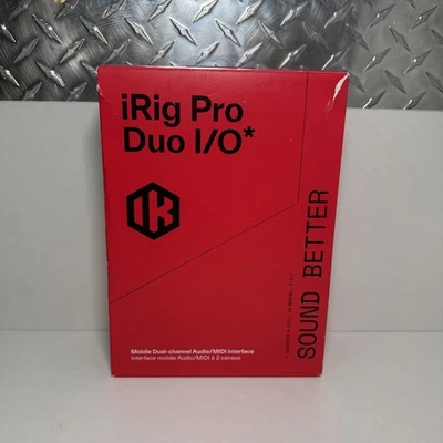 IK Multimedia iRig Pro Duo I/O Audio Interface - Open Box - Image 1 of 4