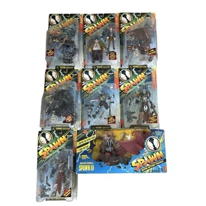 Vintage 1996 Todd McFarlane SPAWN Serie 7 Actionfiguren Konvolut 8 Figuren - Neu in OVP - Bild 1 von 22