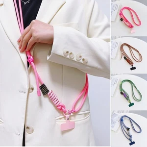 Adjustable Braided Phone Lanyard Crossbody Shoulder Belt  Phone Accessories - Photo 1 sur 13