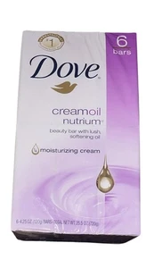 6 Bars DOVE Creamoil Nutrium Soap 6 Bars @ 4.25 ounces each NEW SEALED!! - Picture 1 of 4