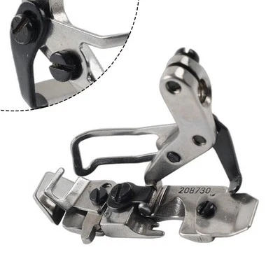 Clear Elastic Guide Presser Foot For 4 Thread 1/4" Pegasus EX Machines 1PC - Image 1 of 4