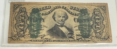 50  CENTS FRACTIONAL CURRENCY **NICE NOTE ** - Image 1 of 2
