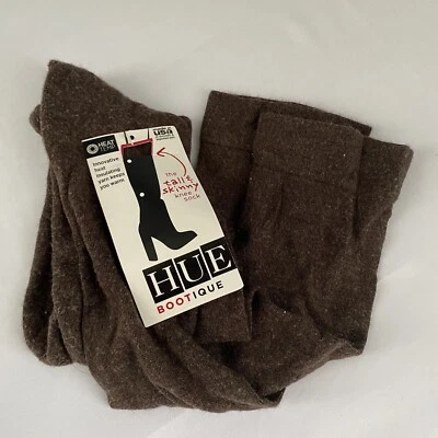 Hue Women’s Heat Temp Tall & Skinny Knee Socks Brown One Size - Image 1 of 3