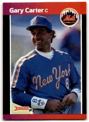 1989 Donruss Gary Carter New York Mets #53 - Image 1 of 2