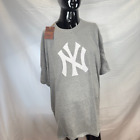 NEW Mitchell Ness New York Yankees Team Origins Short Sleeve Shirt Gray Mens 3XL