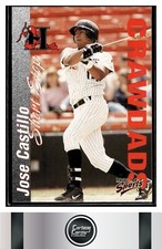 Jose Castillo 2000 Multi-Ad Hickory Crawdads Update #11 Pittsburgh Pirates