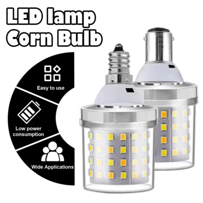 Mini LED Corn Bulb E27 E26 E14 E12 B22 B15 9W Lamp 2835SMD for Chandelier - Image 1 of 4