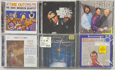 Dave Brubeck Lot of 6 CDs, "Brubeck Trio" SIGNED by both sons, 3 albums SEALED!! Foto 1 de 2