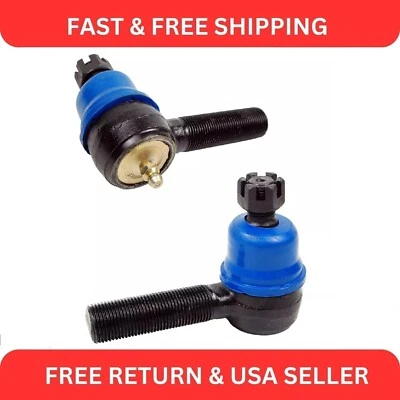 Pair Set Of 2 Front Outer To Steering Arm Tie Rod Ends Mevotech For Jeep CJ5 CJ6 — 第 1/3 张图片