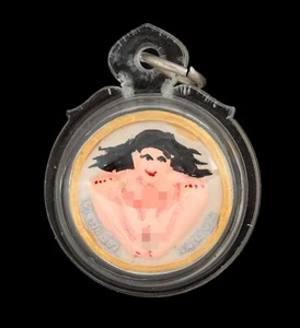 Mae Per Amulett Aus Thailand Mit Takrut - Talisman Unter Etui #3012 - Picture 1 of 4