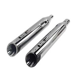 SHARKROAD 4.5'' Slip On Mufflers for Harley Exhaust Slip Ons Touring 2017-Up - Foto 1 di 10