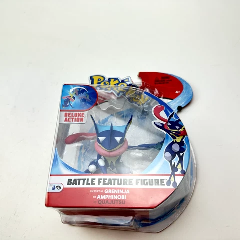 Pokemon Greninja Figure 4.5" Battle Feature Action Figure New Damaged Box Cover