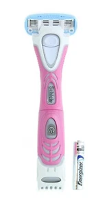 Schick Women's Hydro Silk Razor, Moisturizing Razor + Bikini Trimmer, Battery - Picture 1 of 2