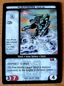Albatross ALB-3U - RARE Battletech CCG TCG Card Game Mercenaries Expansion - Picture 1 of 2
