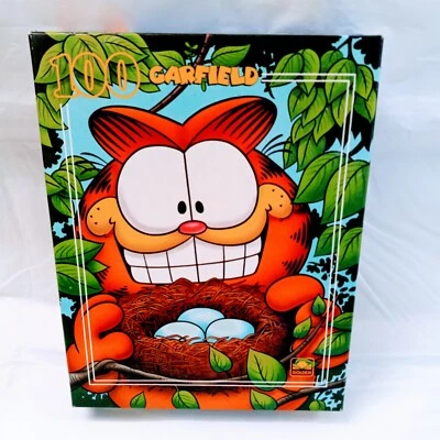 1978 Golden Garfield 100 pcs Jigsaw Puzzle 5+ - Image 1 of 2