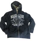 Moose Lodge/Camouflage Reversible Hoodie Full Zip/pockets Size Youth 8/10