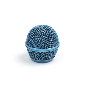 Rejilla de micrófono de malla de repuesto para Shure SM58 565SD LC SV100, azul - Imagen 1 de 3