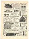 1905 Car & Parts Ads, 1 Pg: Lane Steamer, Borbein Bodies, Running Gears, ++++
