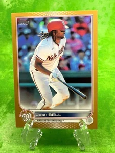 Josh Bell /2022 Gold - 2022 Topps Series 2 #439 Washington Nationals - Picture 1 of 11