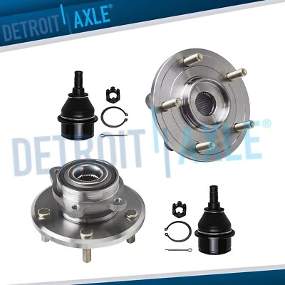 Cojinete de rueda delantera de 5 tacos y rótulas inferiores del cubo para Dodge Journey 2009-2020 Foto 1 de 4