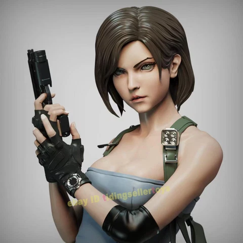Jill Valentine Resident Evil 3 Movable eye 1/4 Resin Statue Model Preorder 20'' Cover