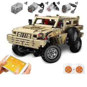 Building Blocks Sets 13131D MOC APP RC Car AWD W/Motor Truck SUV Bricks Toy