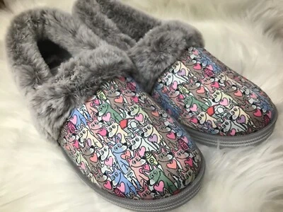 Reino Unido 3. Nuevo en caja. Zapatilla Skechers BOBS Too Cozy Paws Forever Doggy. 113485/MLT Foto 1 de 4