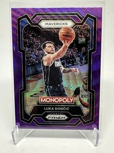 Panini Prizm Monopoly 2023-24 - Luka Dončić #22 Purple Wave Prizm - Imagen 1 de 2