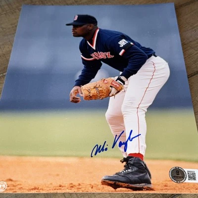Mo Vaughn Autographed Signed 8x10 Photograph Boston Red Sox BAS Beckett - Image 1 of 4