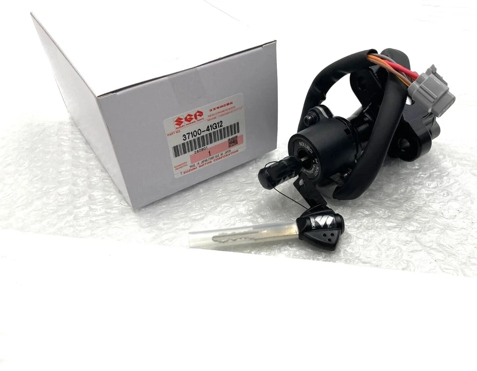 SUZUKI Genuino 2006-2024 GSX-R 600/750 INTERRUPTOR DE ENCENDIDO Y 2 LLAVES 37100-41G12 OEM Foto 1 de 1