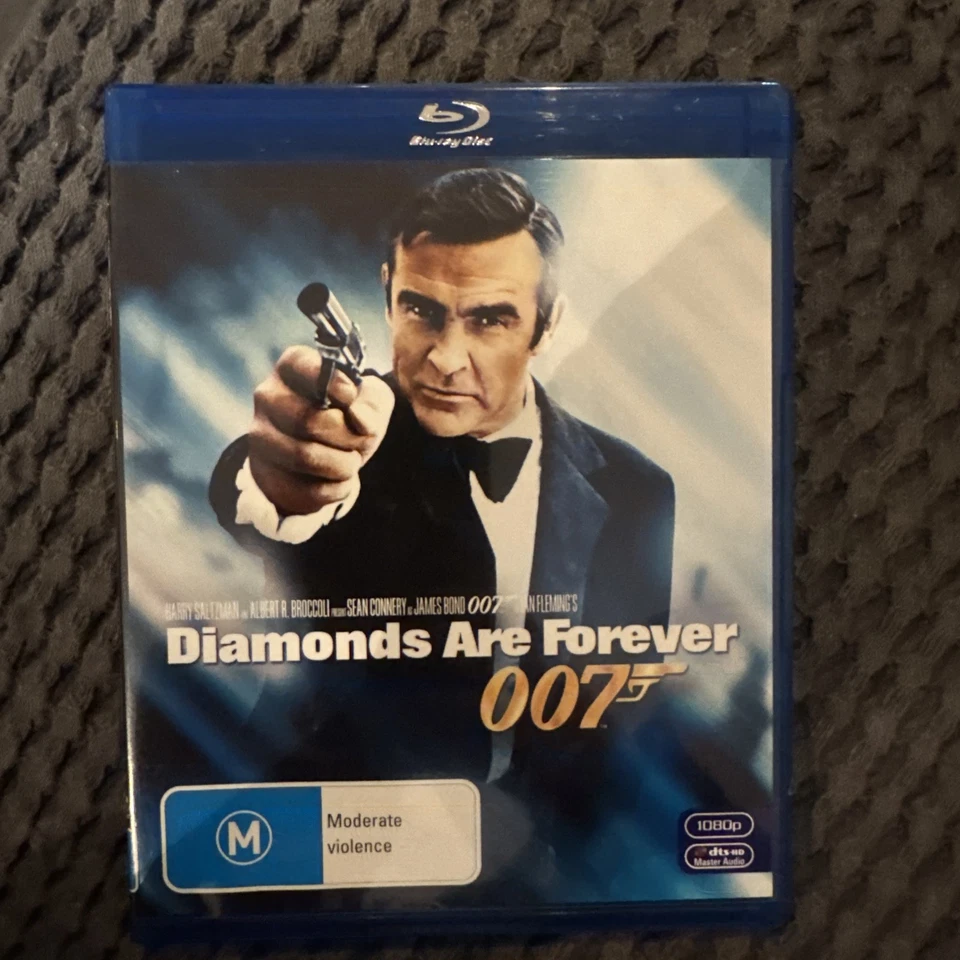 Diamonds Are Forever 007 Sean Connery  Blu Ray Region B Free Post - image 1 of 1